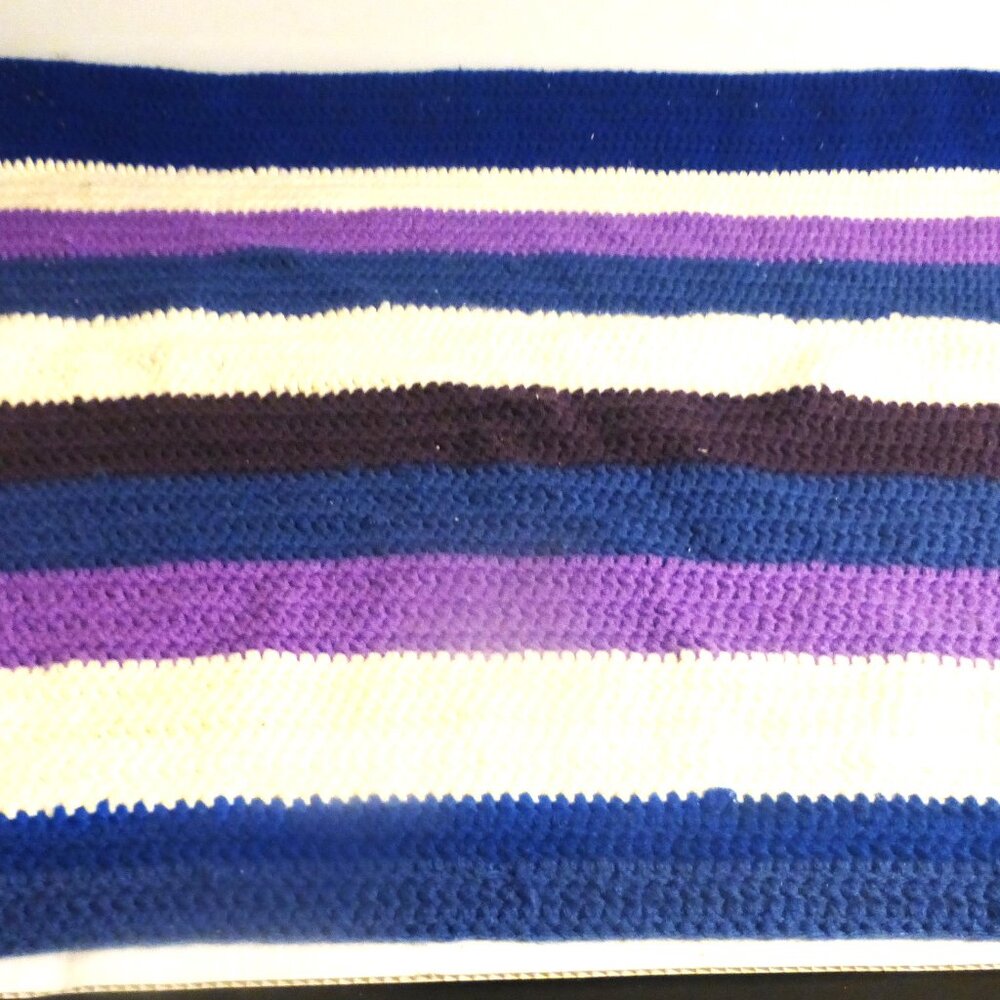 Handmade KNITTED BLANKET Lap Blanket Pet Blanket Dog Blanket Dog Bed Doll Bed